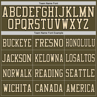 Custom Olive Camo-Black Mesh Authentic Salute To Service Football Jersey