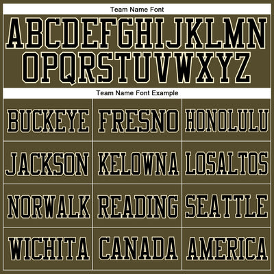 Custom Olive Cream-Black Mesh Authentic Salute To Service Football Jersey