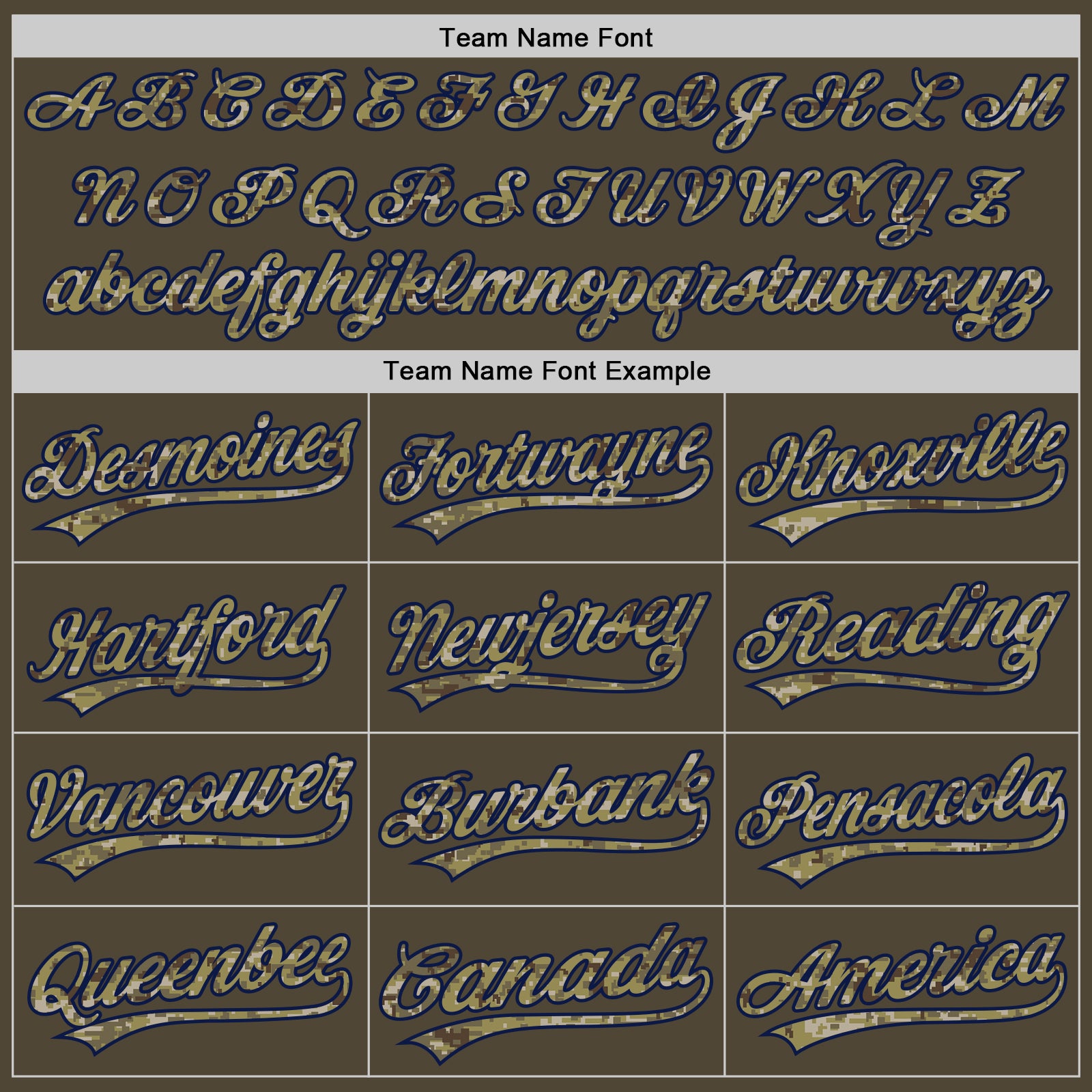 Custom Olive Camo-Navy Authentic Salute To Service Baseball Jersey