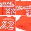 Custom Orange Orange-Gray Authentic Baseball Jersey