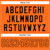 Custom Orange Orange-Black Mesh Authentic Football Jersey