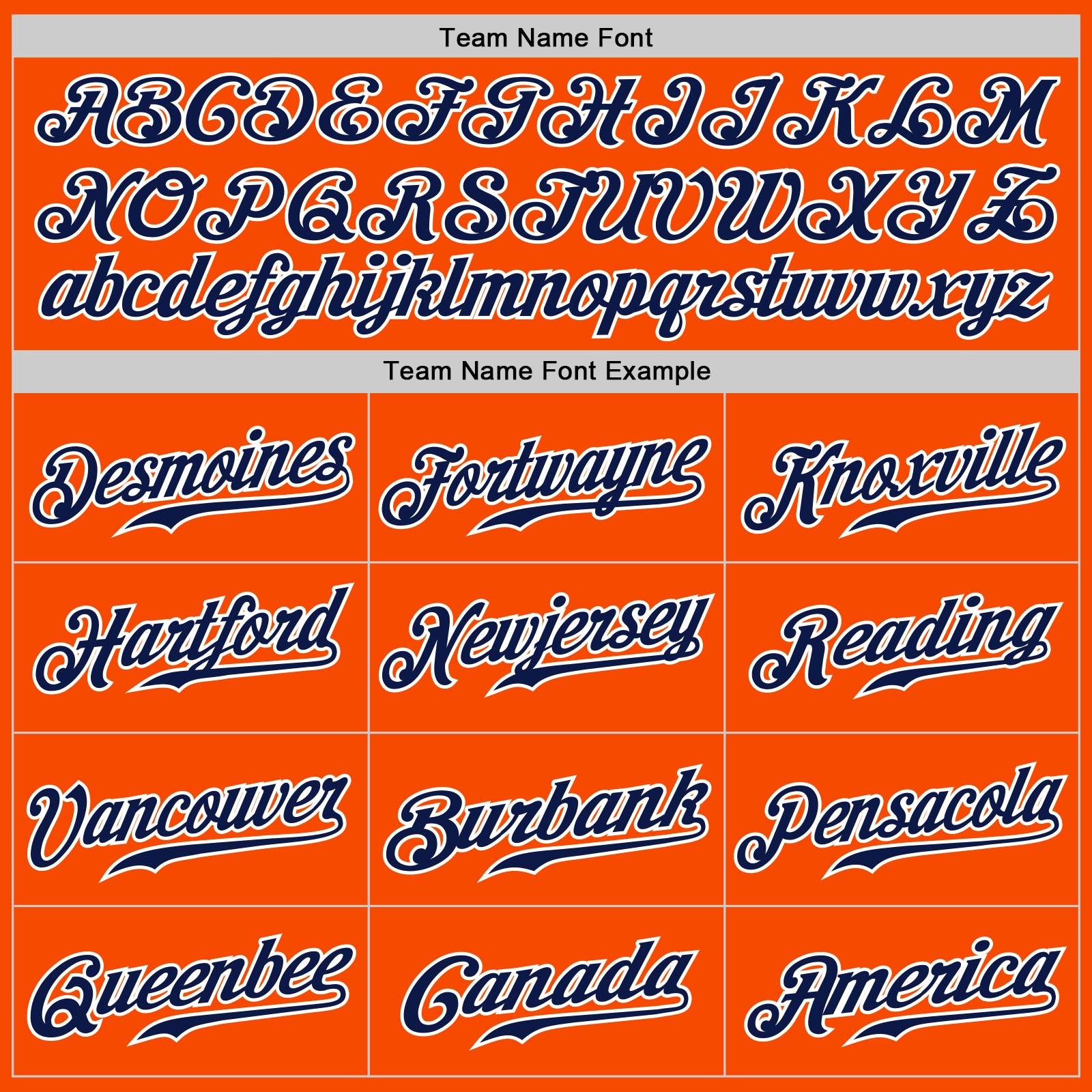 Custom Orange White Pinstripe Navy-White Authentic Baseball Jersey