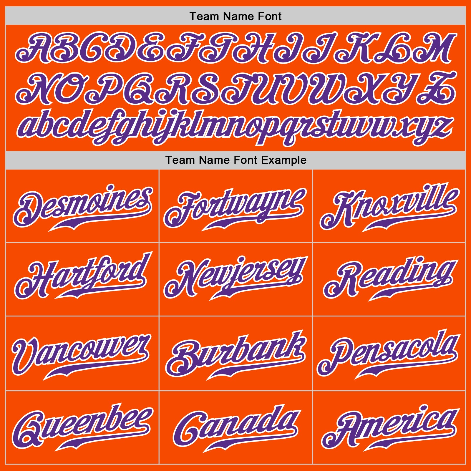 Custom Orange White Pinstripe Purple-White Authentic Baseball Jersey