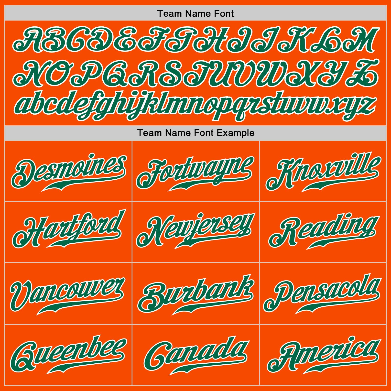 Custom Orange Kelly Green-White Authentic Baseball Jersey