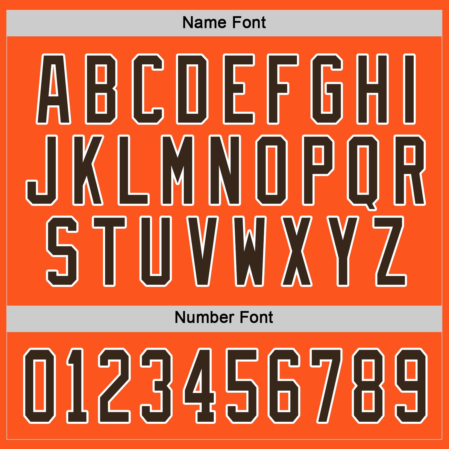 Custom Orange Brown-White Hockey Jersey