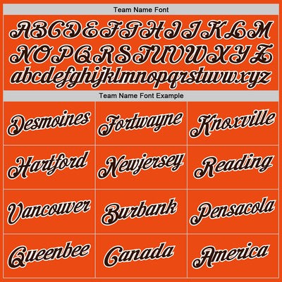 Custom Orange Brown-White Performance T-Shirt