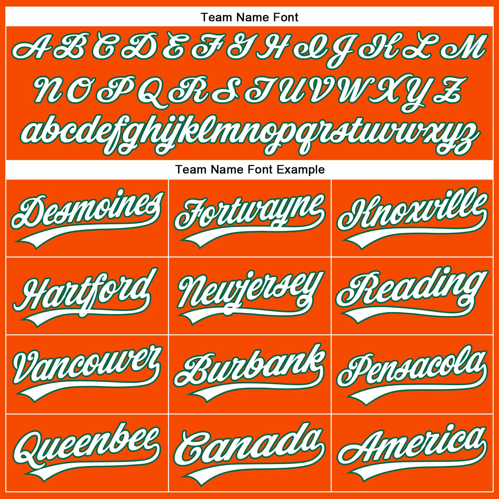 Custom Orange White Pinstripe Kelly Green Authentic Baseball Jersey