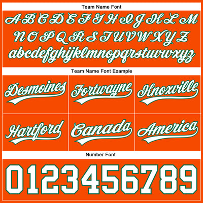 Custom Orange White-Kelly Green Authentic Basketball Shorts