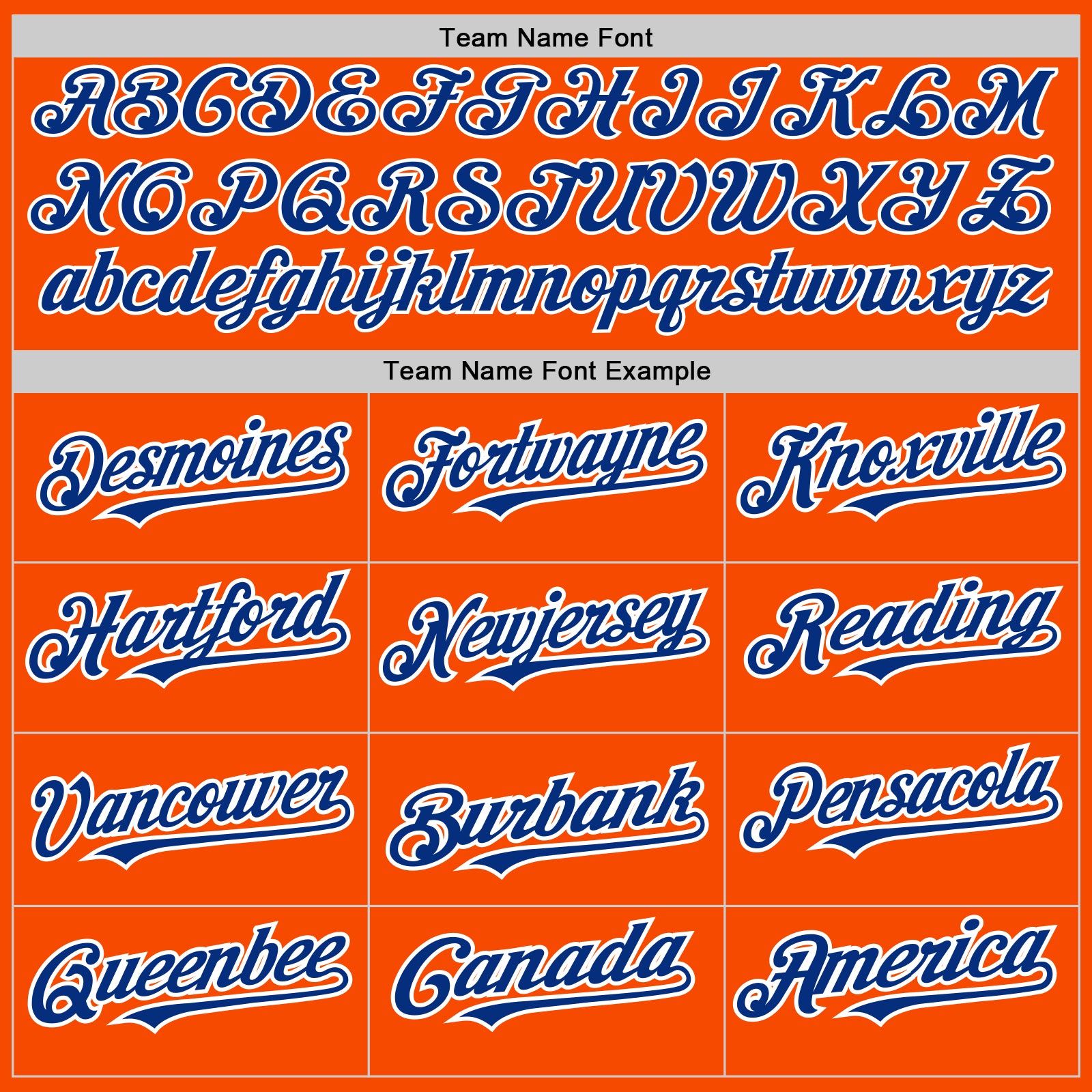 Custom Orange Royal-White Authentic Baseball Jersey