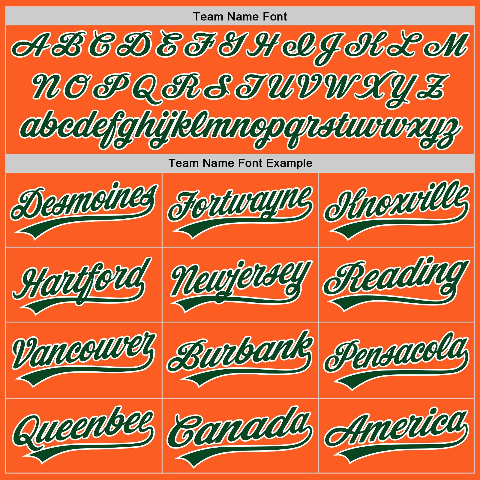 Custom Orange Green-White Authentic Throwback Baseball Jersey