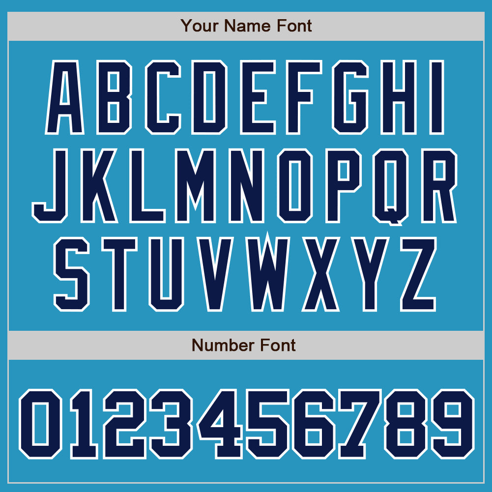 Custom Panther Blue Navy-White Authentic Baseball Jersey