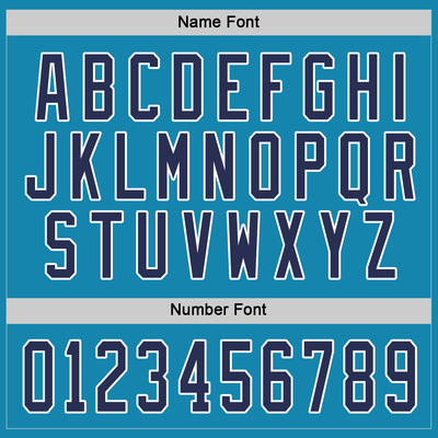 Custom Panther Blue Navy-White Hockey Jersey