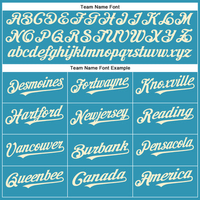 Custom Panther Blue Cream Authentic Baseball Jersey