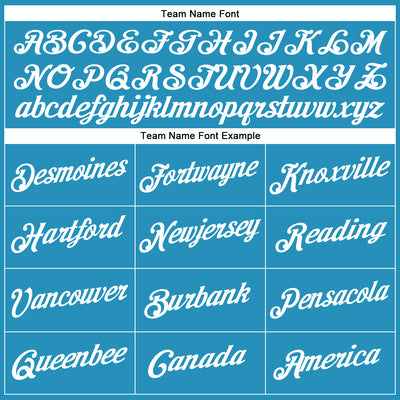 Custom Panther Blue White Performance T-Shirt