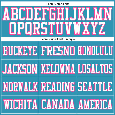 Custom Panther Blue White-Pink Mesh Authentic Football Jersey