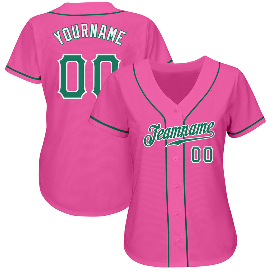 Source Custom Girls Fit Hot Pink Nice Baseball Jerseys on m.