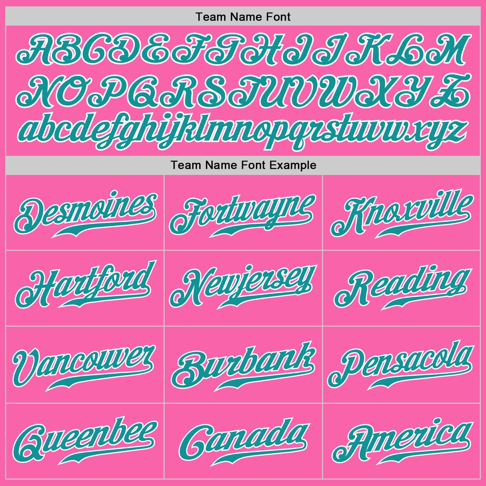 Custom Pink Teal-White Authentic Baseball Jersey