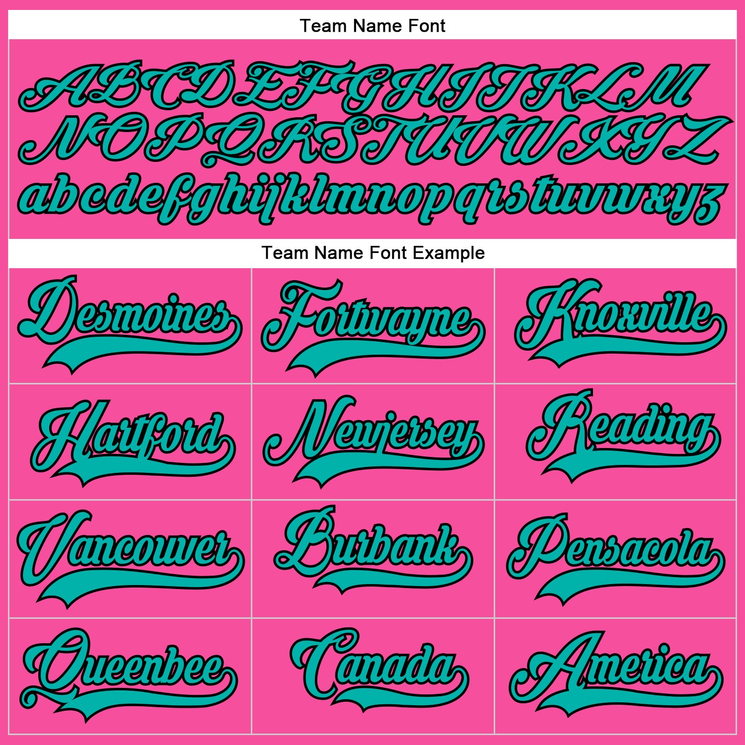 Custom Pink Aqua-Black Hockey Lace Neck Jersey