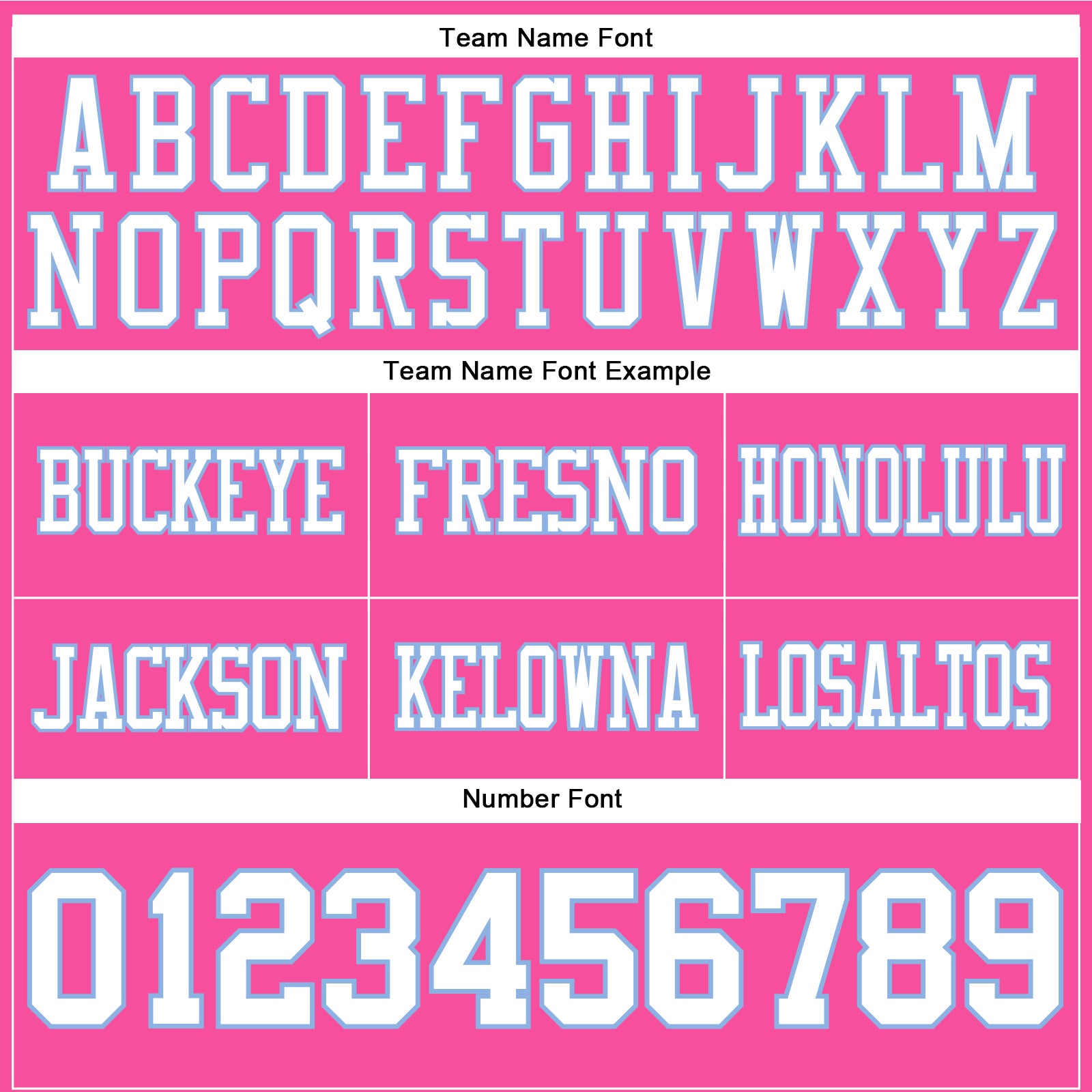 Custom Pink White-Light Blue Authentic Football Jersey