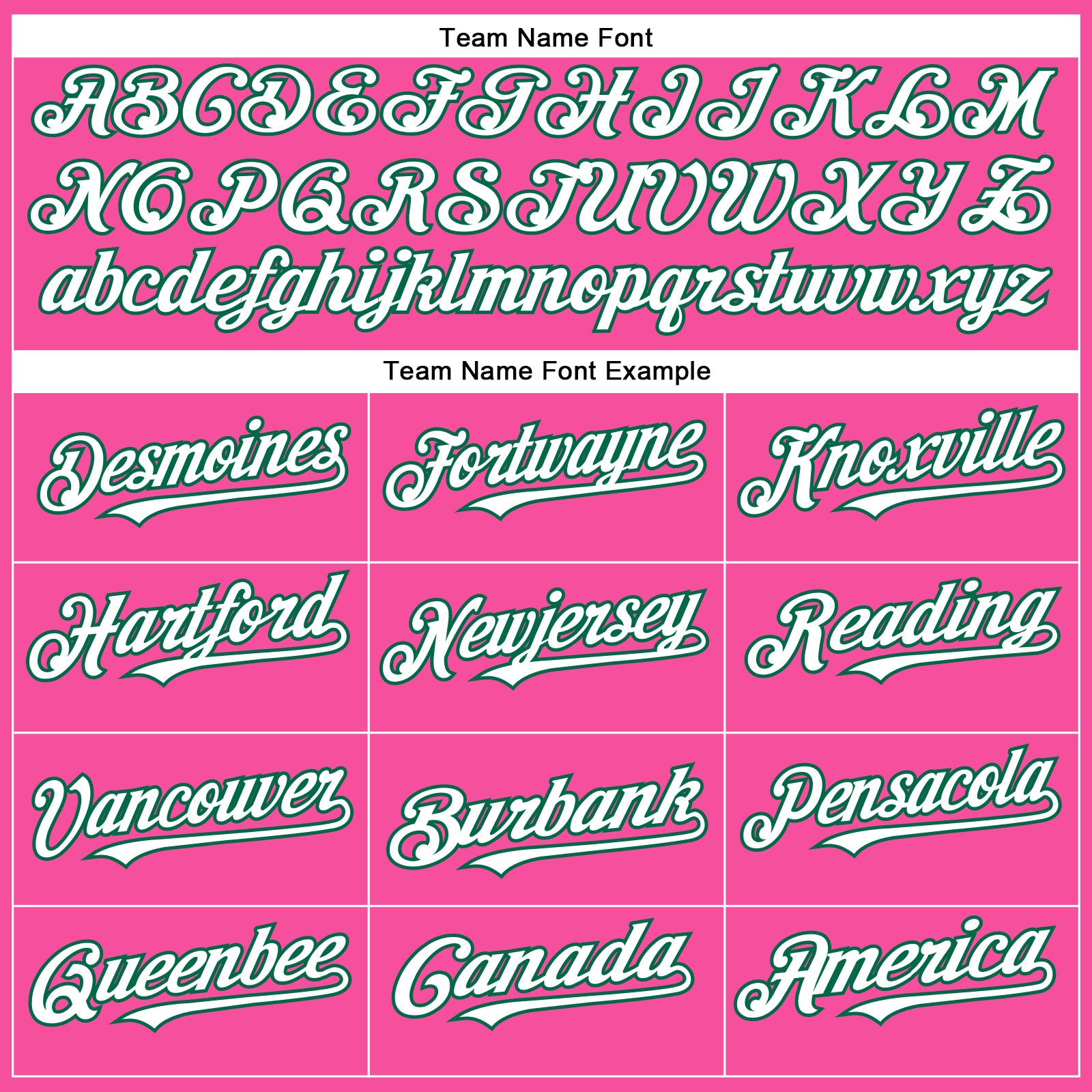 Custom Pink White-Kelly Green Authentic Baseball Jersey