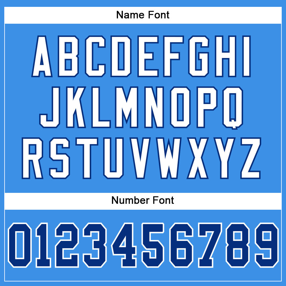 Custom Powder Blue Royal-White Mesh Authentic Football Jersey