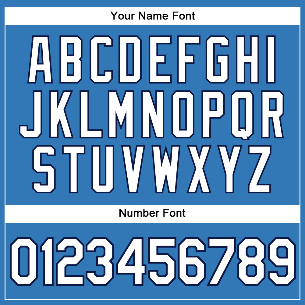 Custom Powder Blue White-Navy Authentic Sleeveless Baseball Jersey