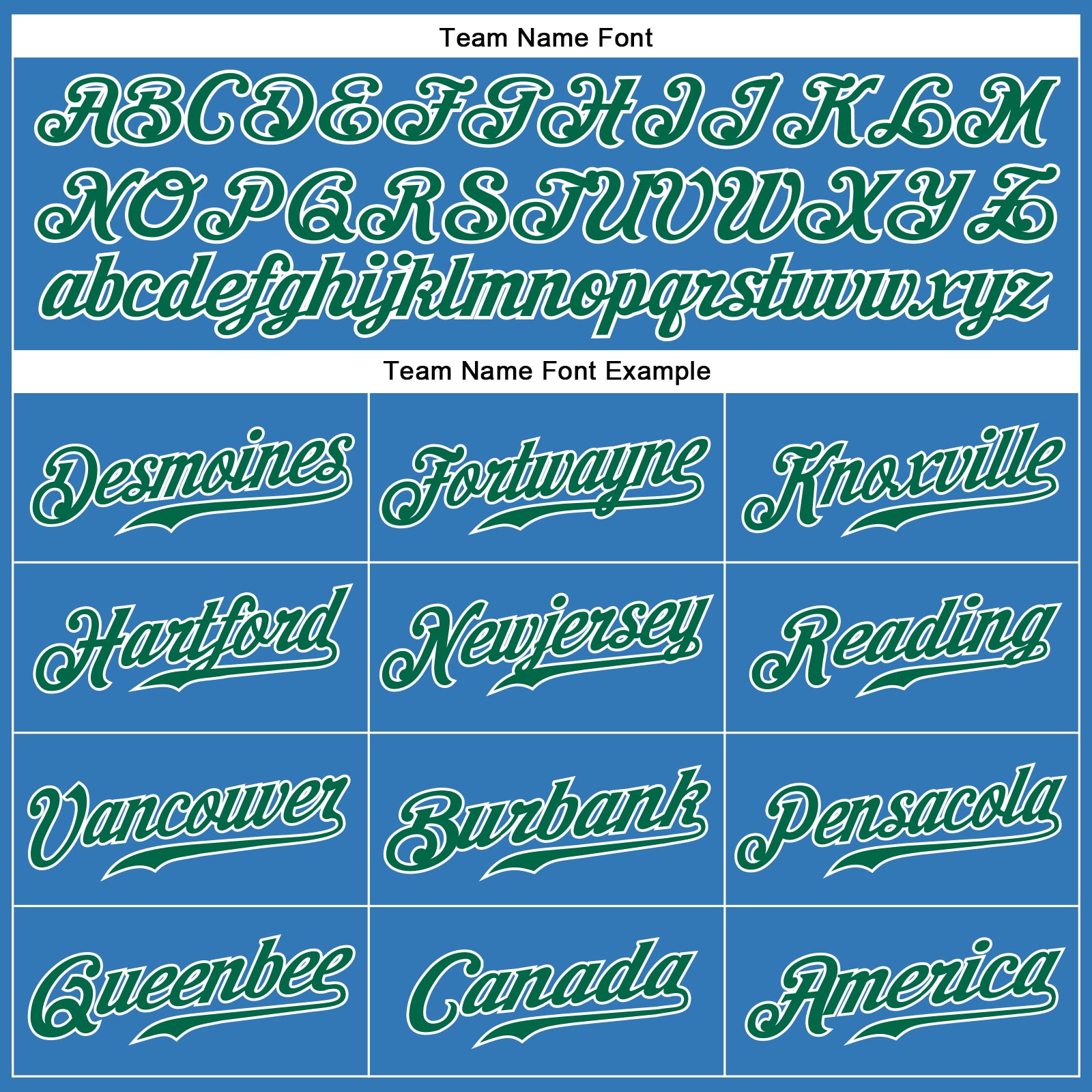 Custom Powder Blue Kelly Green-White Authentic Sleeveless Baseball Jersey