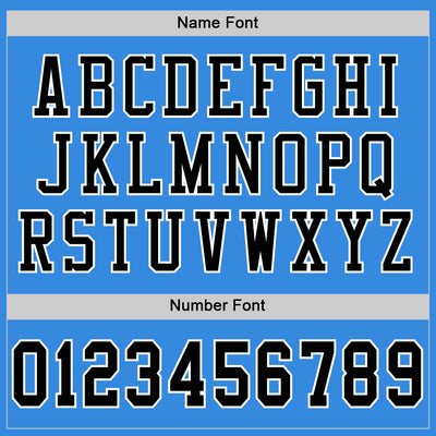 Custom Powder Blue Black-White Mesh Authentic Football Jersey