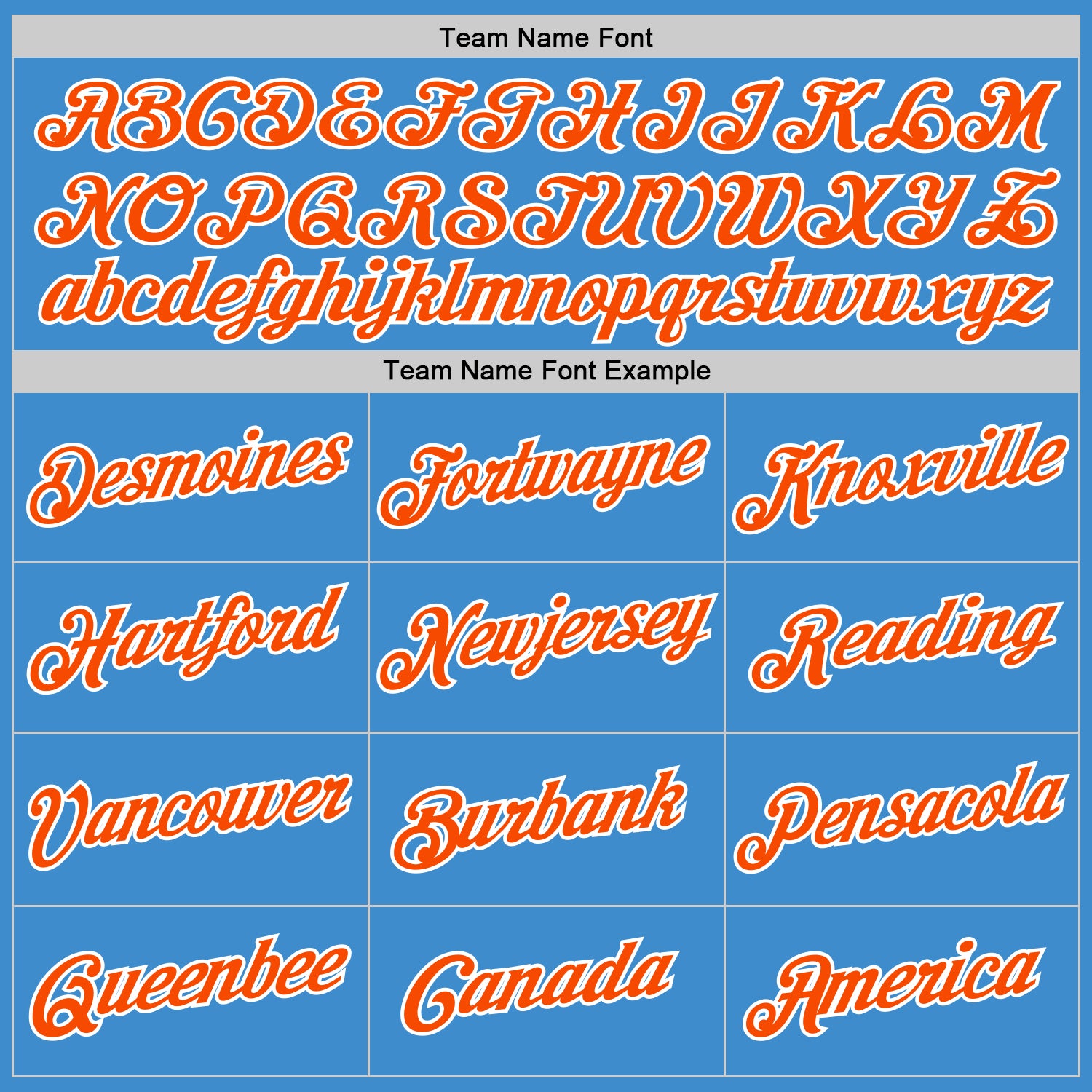 Custom Powder Blue Orange-White Performance T-Shirt