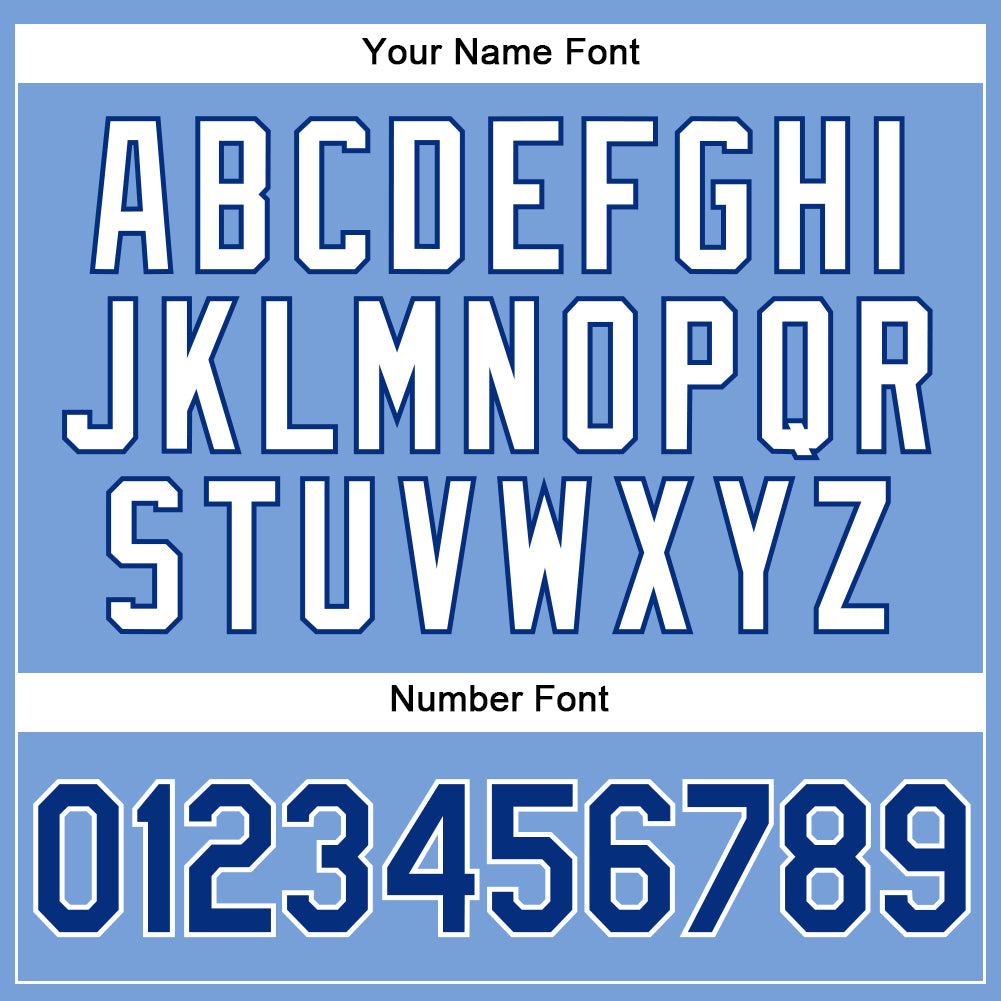 Custom Powder Blue White Pinstripe Royal Authentic Baseball Jersey