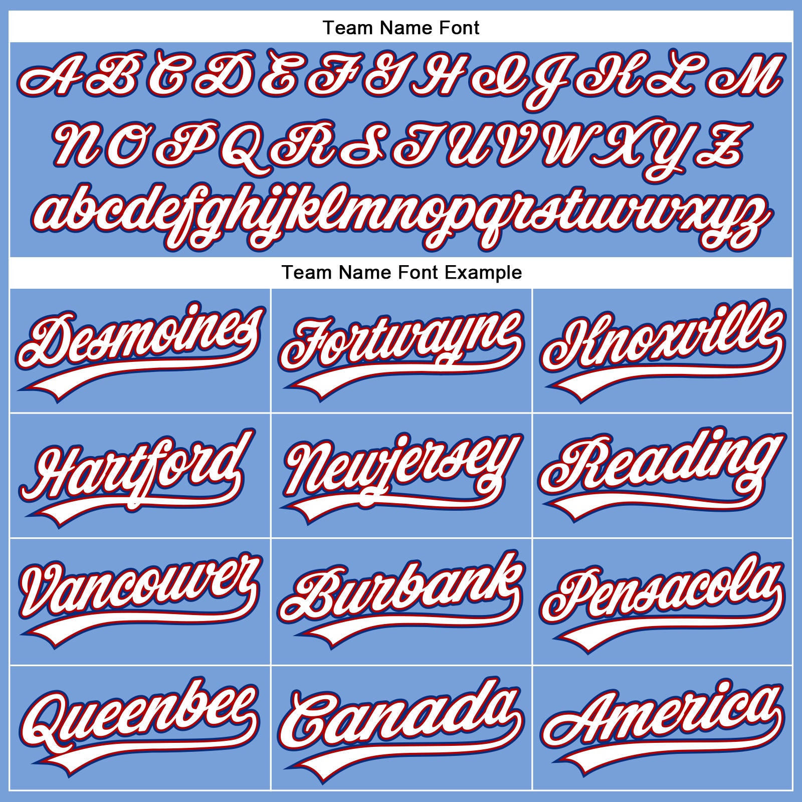 Custom Powder Blue Red Pinstripe White-Royal Authentic Baseball Jersey