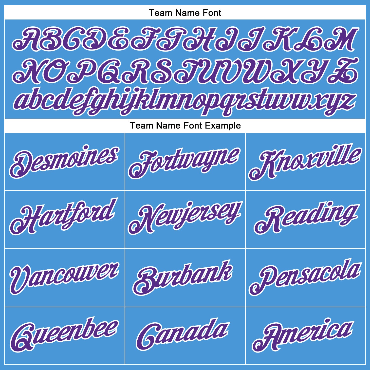 Custom Powder Blue Purple-White Performance T-Shirt