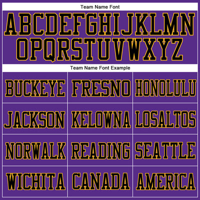 Custom Purple Black-Gold Mesh Authentic Football Jersey