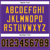 Custom Purple Black-Gold Mesh Authentic Football Jersey