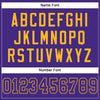 Custom Purple Purple-Gold Mesh Authentic Football Jersey