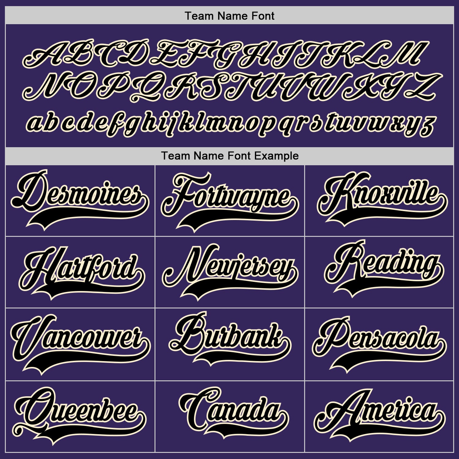 Custom Purple Black-Cream Hockey Jersey