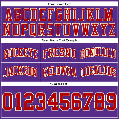 Custom Purple Red-Cream Authentic Throwback Basketball Shorts