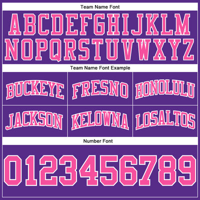 Custom Purple Pink-White Authentic Throwback Basketball Shorts