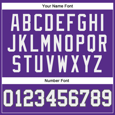 Custom Purple White Steel Gray-Black Authentic Throwback Basketball Jersey