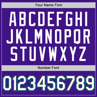 Custom Purple Black-Teal Authentic Throwback Baseball Jersey