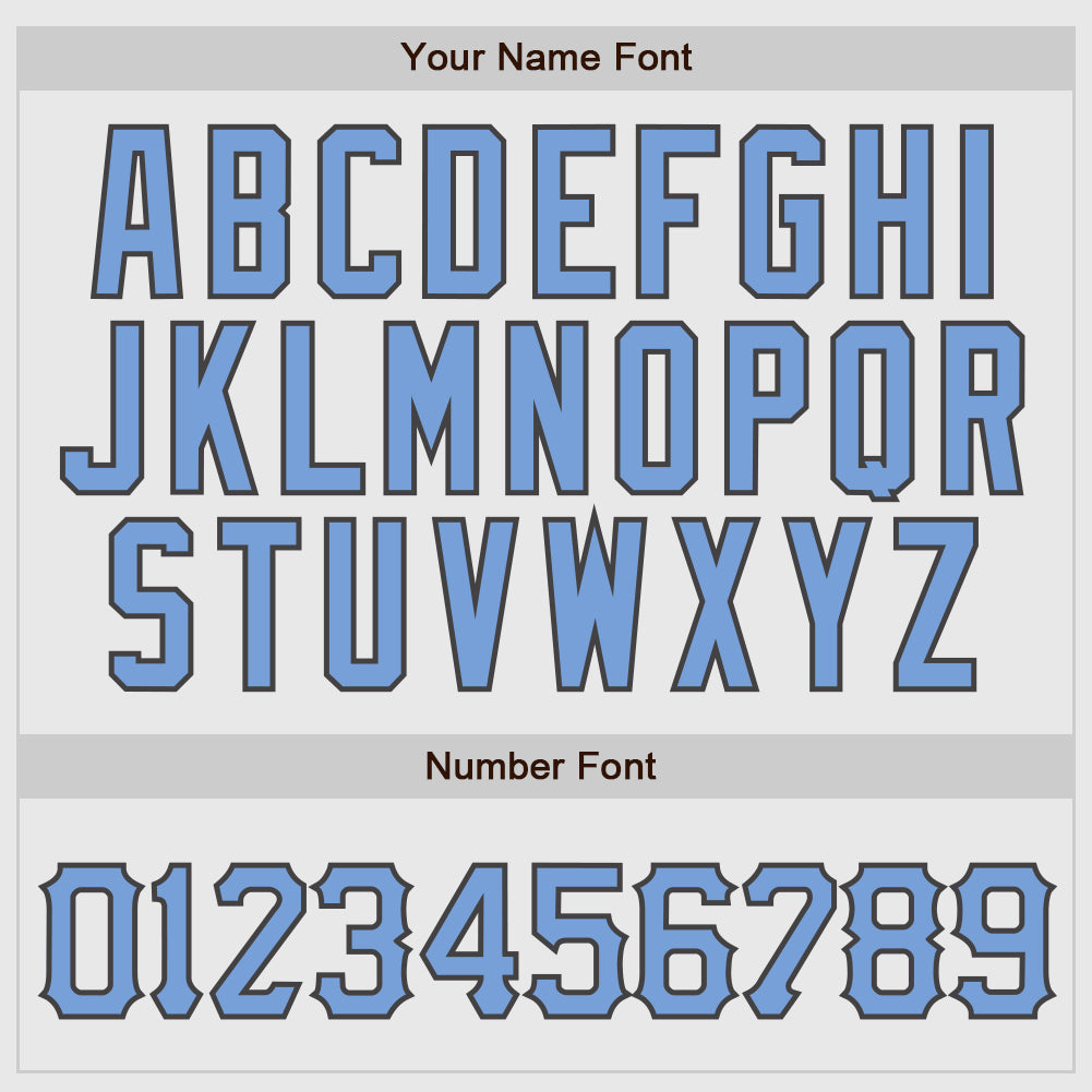 Custom White Light Blue Pinstripe Light Blue-Steel Gray Authentic Father's Day Raglan Sleeves Baseball Jersey