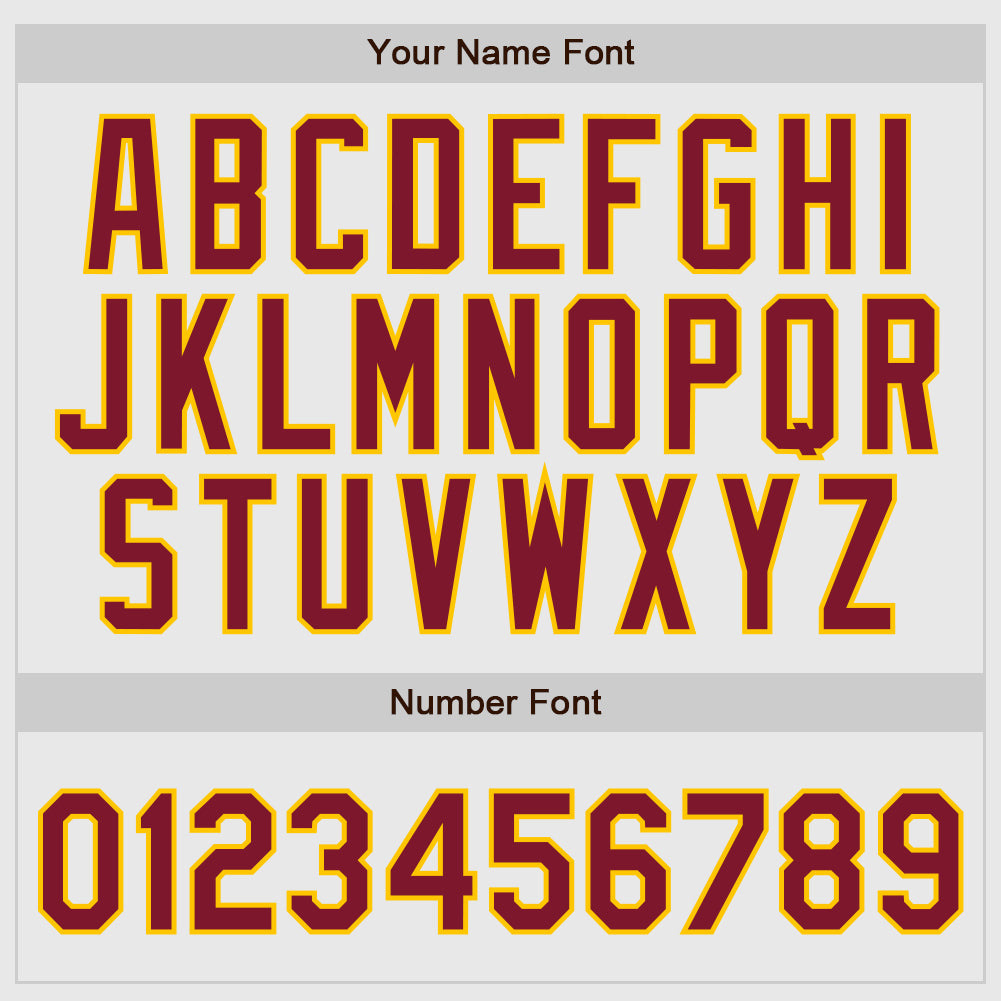 Custom White Crimson Pinstripe Crimson-Gold Authentic Raglan Sleeves Baseball Jersey