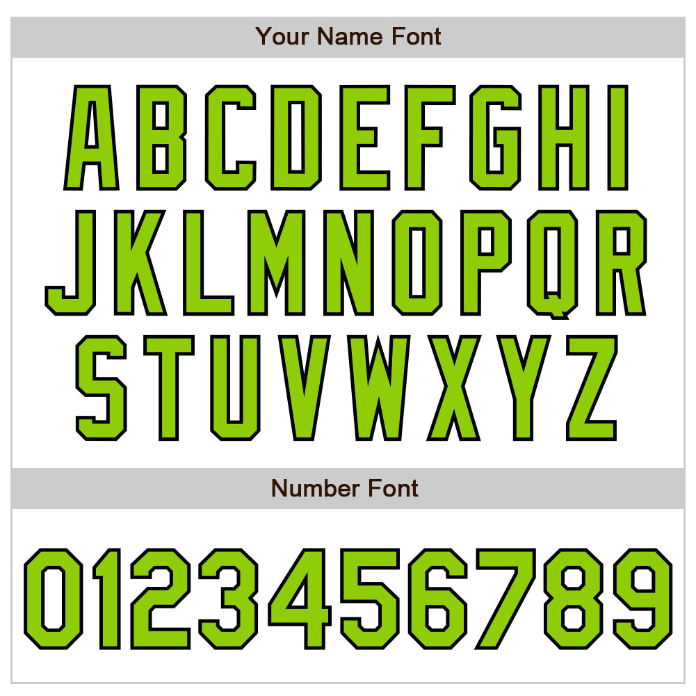 Custom White Neon Green-Black Authentic Raglan Sleeves Baseball Jersey