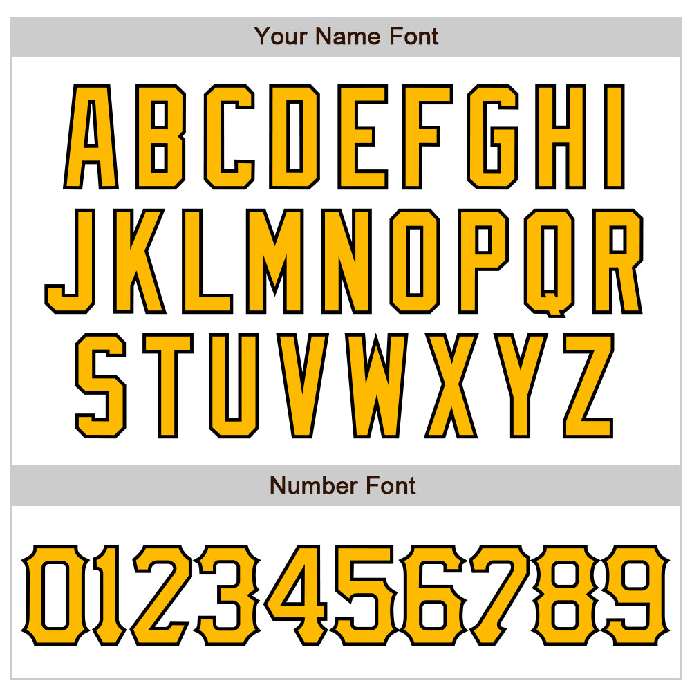 Custom White Gold-Black Authentic Raglan Sleeves Baseball Jersey