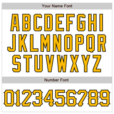 Custom White Gold-Black Authentic Raglan Sleeves Baseball Jersey