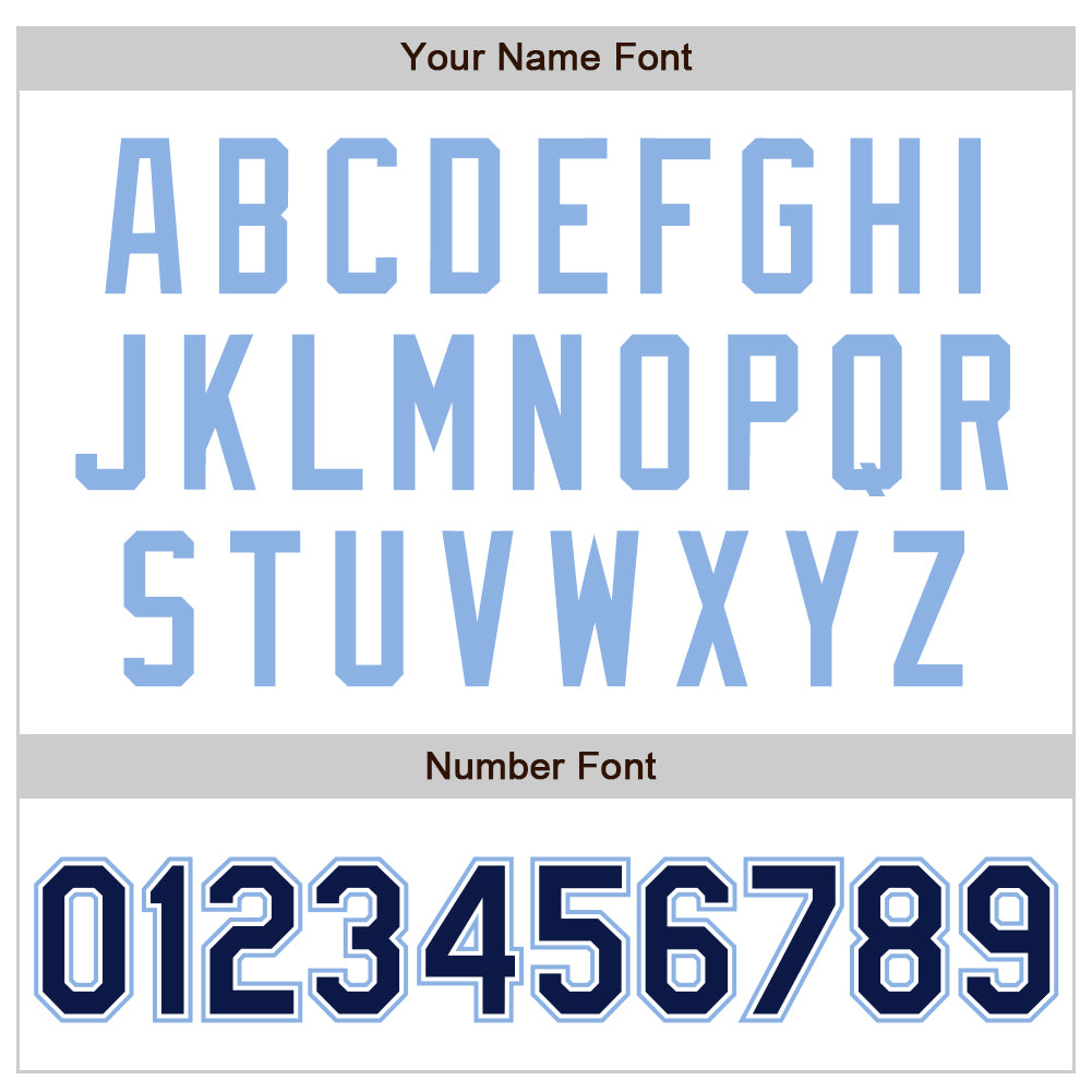 Custom White Navy-Light Blue Authentic Raglan Sleeves Baseball Jersey