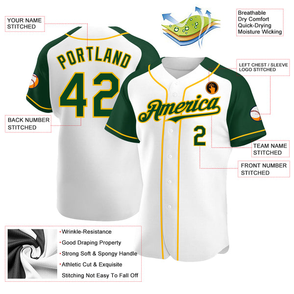 Oakland Athletics Personalized Name MLB Fans Stitch Baseball Jersey Shirt  Green