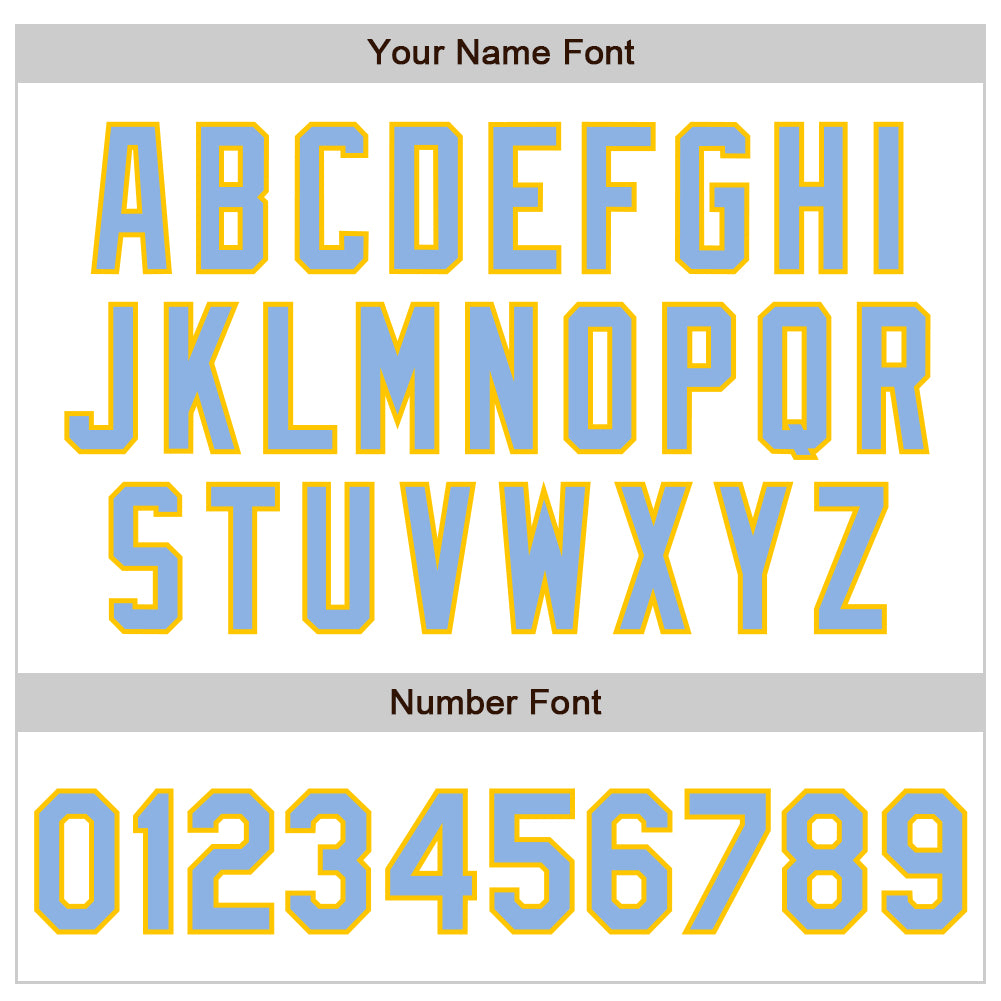 Custom White Light Blue-Yellow Authentic Raglan Sleeves Baseball Jersey