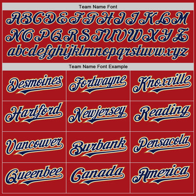 Custom Red Navy-Old Gold Authentic Raglan Sleeves Baseball Jersey