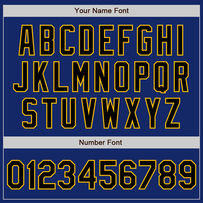 Custom Royal Black-Gold Authentic Raglan Sleeves Baseball Jersey